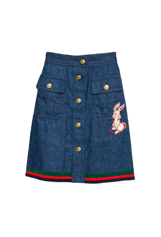 Denim Skirts with Belt Loops for Accessorize -[WW45671] Gucci | Denim Skirt