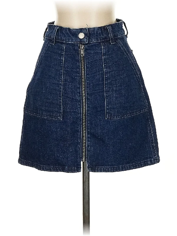 Denim Skirts for Garden Parties -Denim Skirt