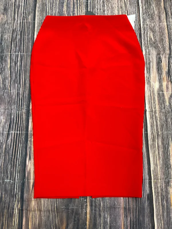 Skirt Midi By Cma In Red, Size: Xs