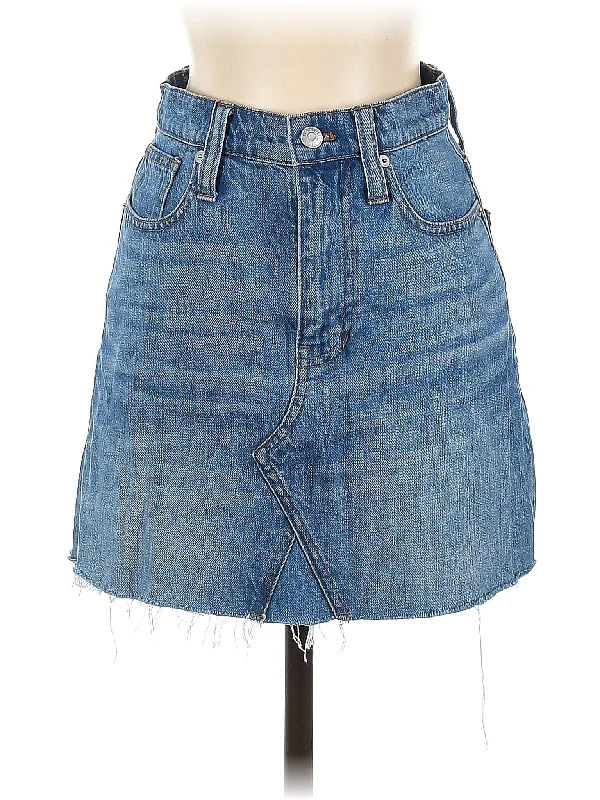 Pink Denim Skirts for Feminine -Denim Skirt