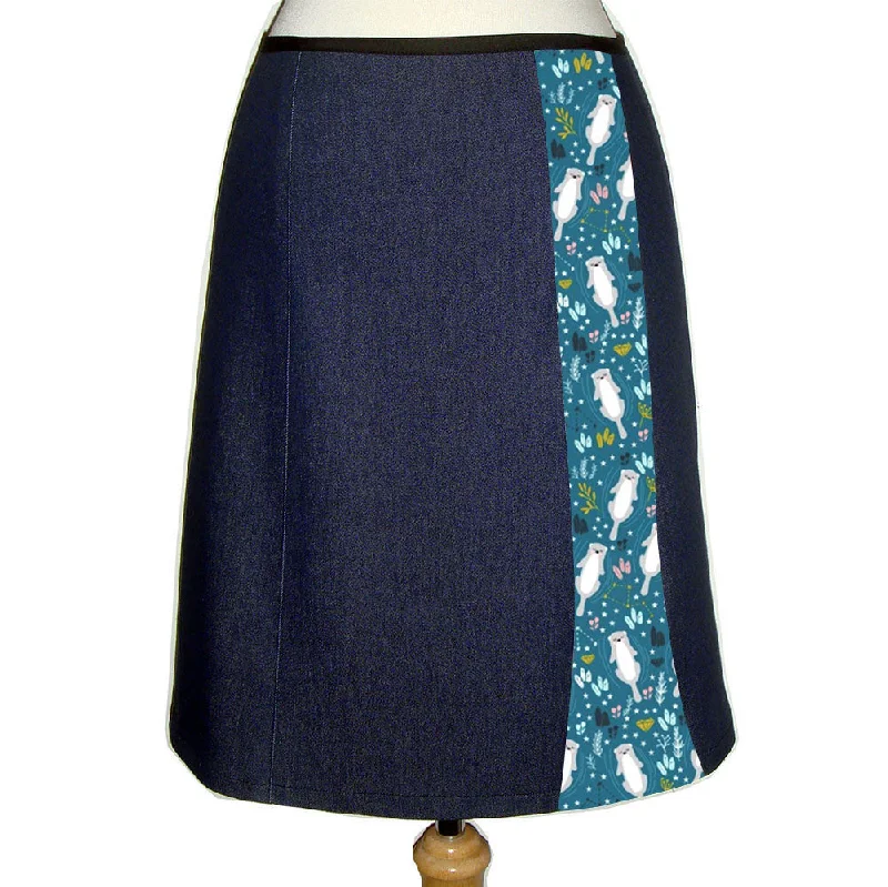 Denim Skirts for Summer Vacations -Denim Skirt - Otters - Sale