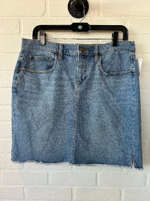 Denim Skirts for Cycling -Blue Denim Skirt Mini & Short Loft, Size 10