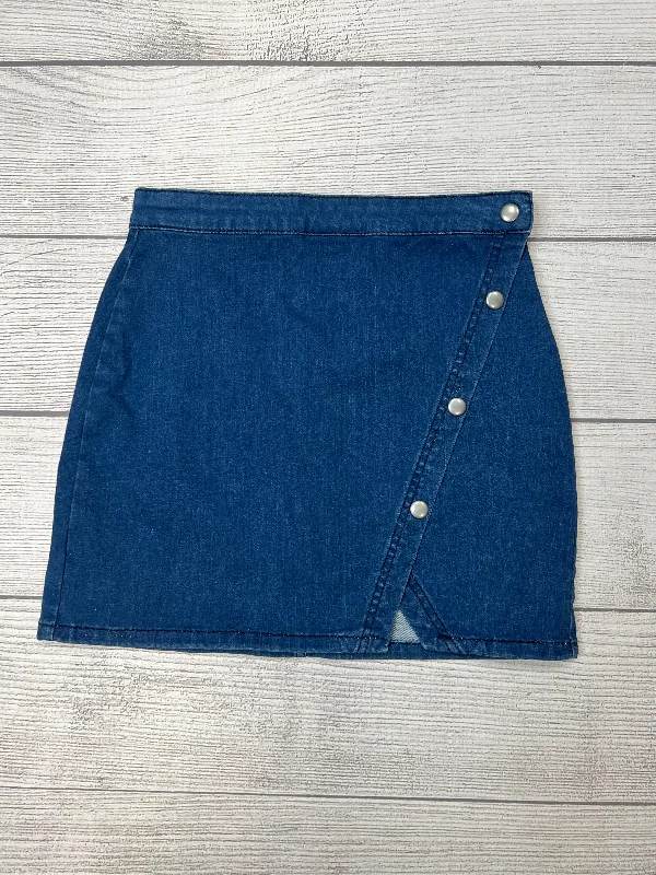 Single Layer Denim Skirts for Simple -Denim Skirt Mini & Short Free People, Size S