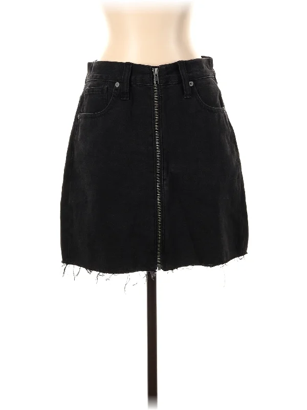 Denim Skirts for Anniversary Dinners -Denim Skirt