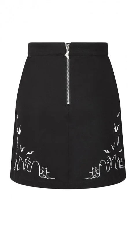 A-line midi skirts for balanced style -Cullen Mini Skirt in Black