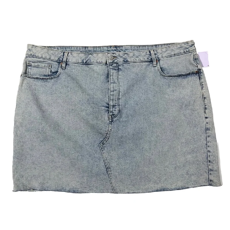 Dark Wash Denim Skirts for Sophisticated -Blue Denim Skirt Mini & Short Old Navy, Size 26