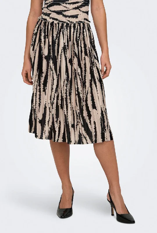 Stretchy skirts for all-day wear comfort -JDY BOA ZEBRA PRINT SKIRT