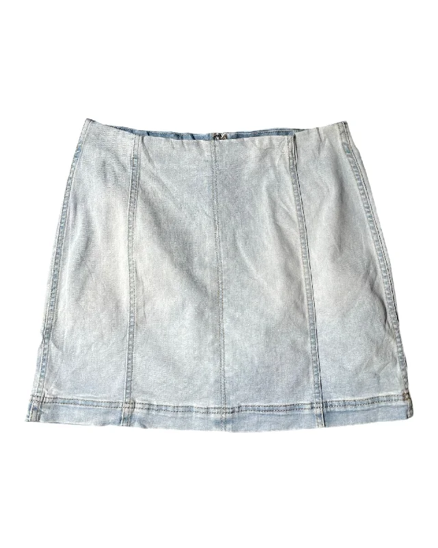 Ruffled Denim Skirts for Girly -Vintage Y2K Denim Skirt