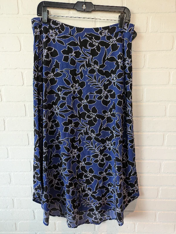 Affordable skirts with basic solid colors -Skirt Maxi By Tommy Bahama In Black & Blue, Size: 6