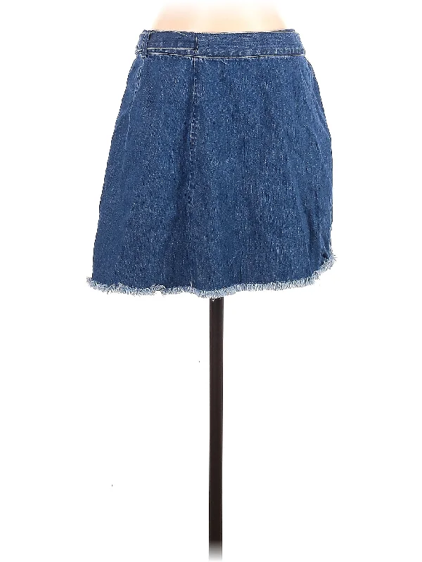 Denim Skirts for Anniversary Dinners -Denim Skirt