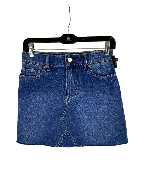 Denim Skirts for Shopping Days -Blue Denim Skirt Mini & Short Paige, Size 2