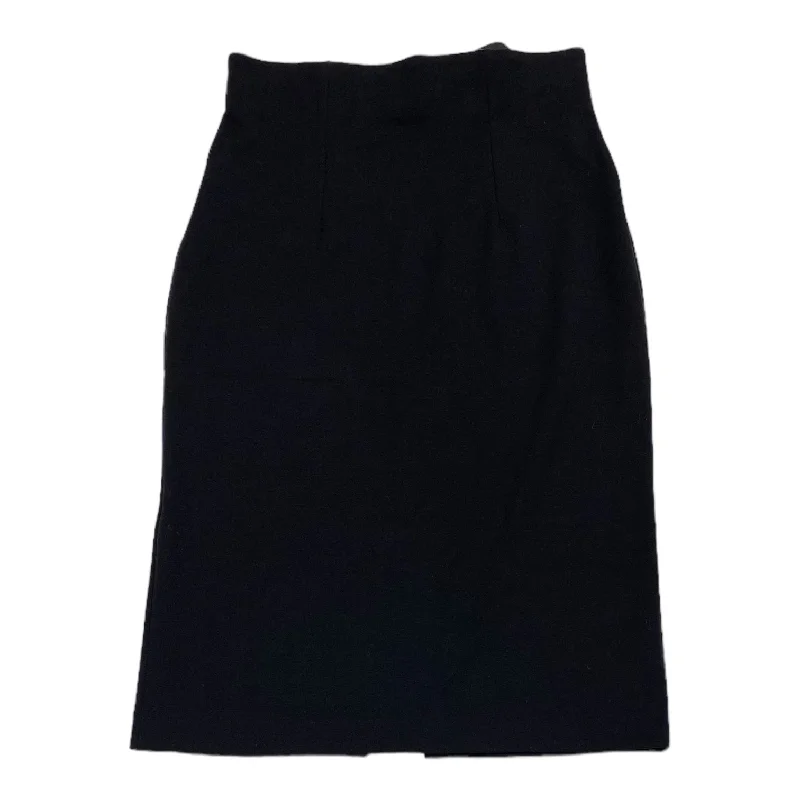 High-waisted denim skirts for cool lift -Skirt Midi By Hanky Panky In Black, Size: M