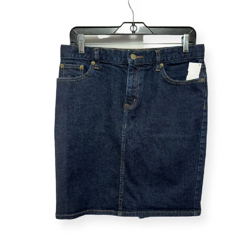 Denim Skirts with Sequins for Sparkle -Blue Denim Skirt Mini & Short Ralph Lauren, Size 8petite