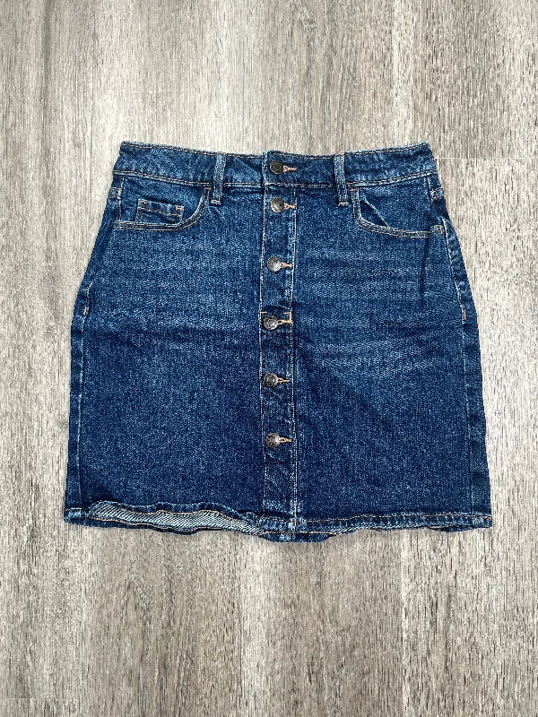 Split Denim Skirts for Stylish -Blue Denim Skirt Mini & Short Old Navy, Size Xs