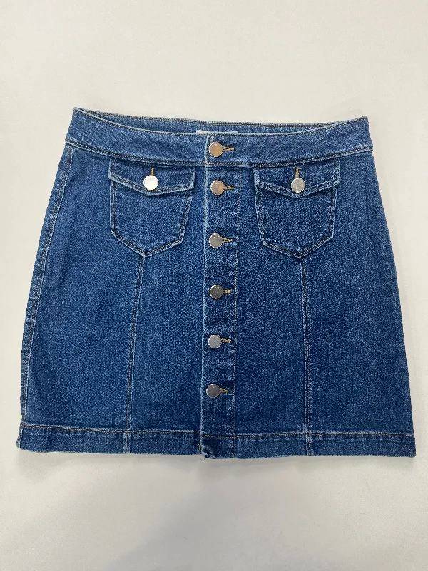 Midi Denim Skirts for Elegant -Denim Skirt Mini & Short Loft, Size 6