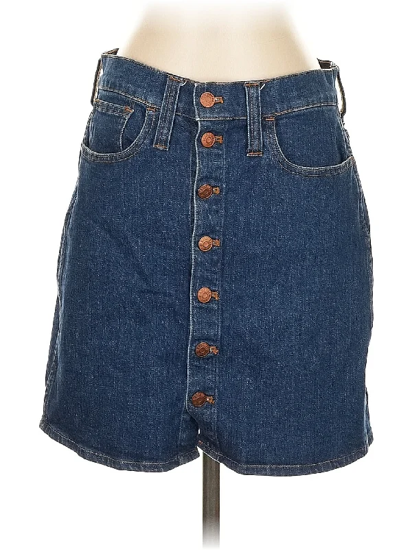 Denim Skirts with Slits for Sexy -Denim Skirt