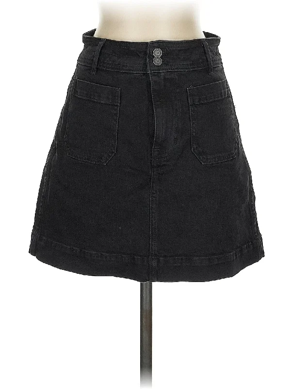 Denim Skirts for Garden Parties -Denim Skirt