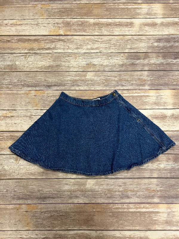 Denim Skirts for Cycling -Blue Denim Skirt Mini & Short American Apparel, Size S