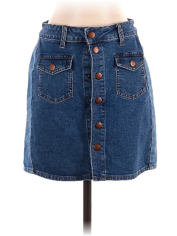 Denim Skirts for Business Lunches -Denim Skirt