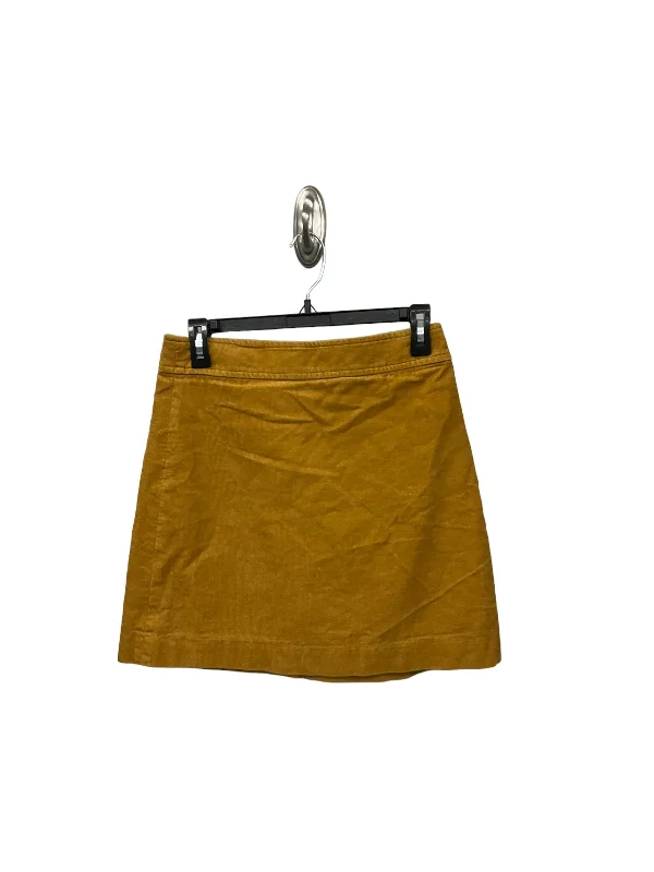 Stretchy skirts for all-body inclusivity -Skirt Mini & Short By J Crew In Mustard, Size: 0