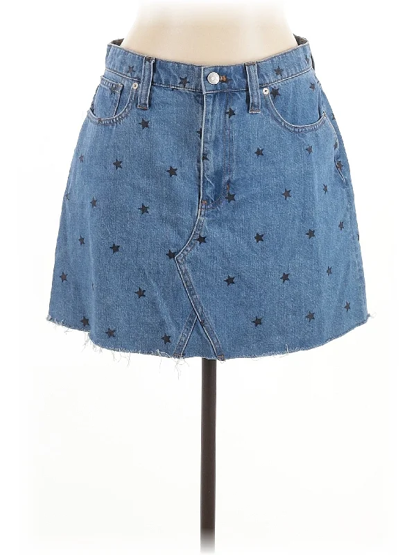 Denim Skirts for Winter Layers -Denim Skirt