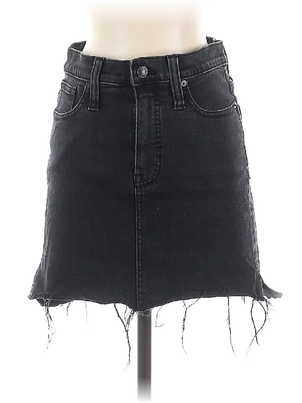 Midi Denim Skirts for Elegant -Denim Skirt