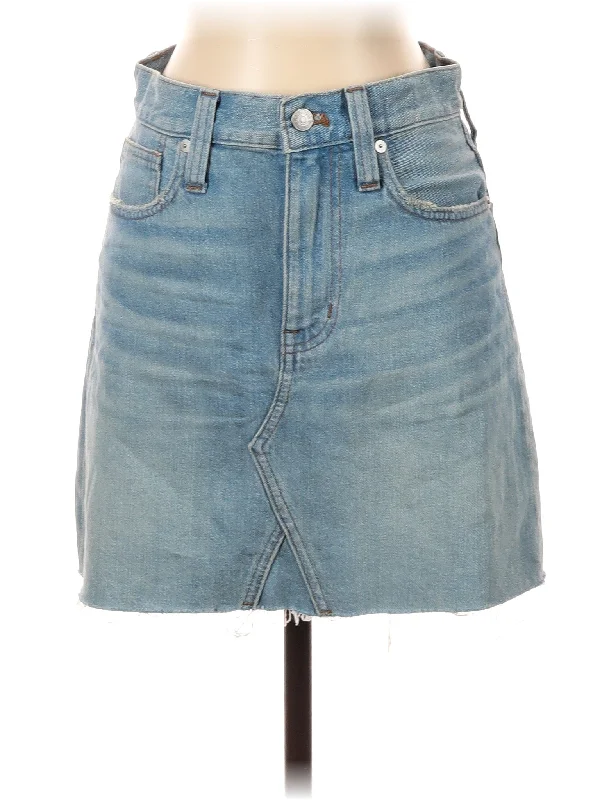 Straight Denim Skirts for Slim -Denim Skirt