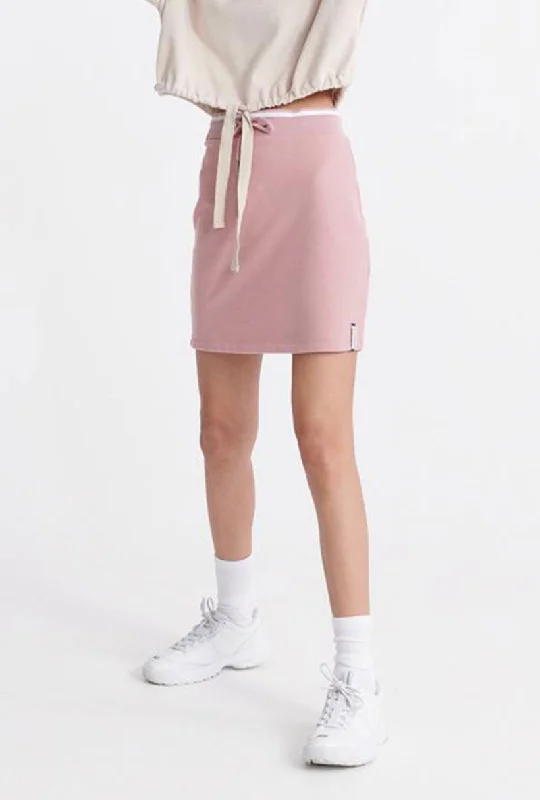 A-line midi skirts for balanced style -SUPERDRY SUMMER SWEAT SKIRT