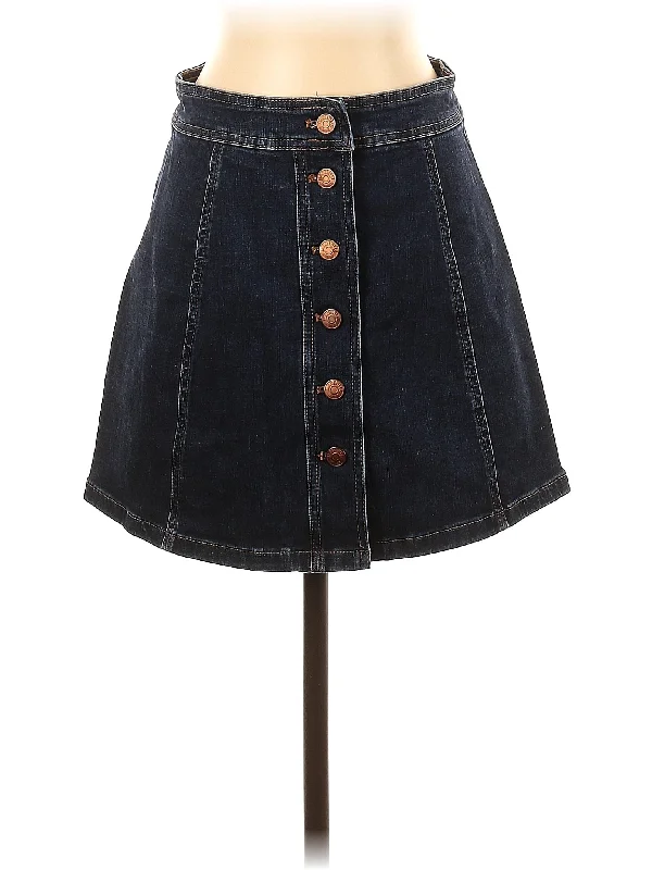 Midi Denim Skirts for Elegant -Denim Skirt