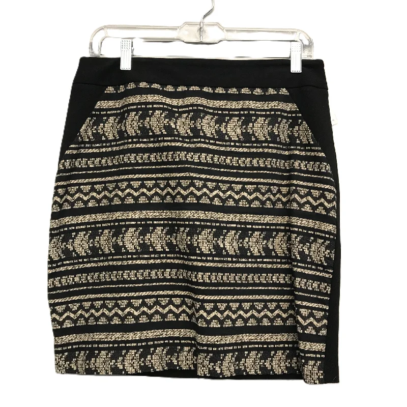 Durable skirts for long-lasting wardrobe staples -Skirt Mini & Short By Karen Kane In Black & Cream, Size: 4