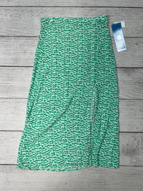 Designer pencil skirts for sharp professional looks -Skirt Maxi By H&m In Green, Size: 6