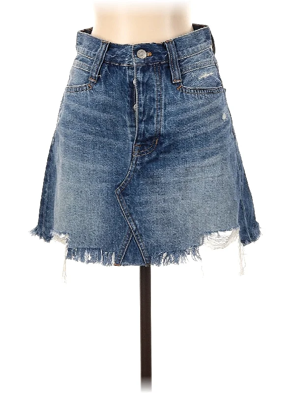 Denim Skirts with Pockets for Practical -Denim Skirt