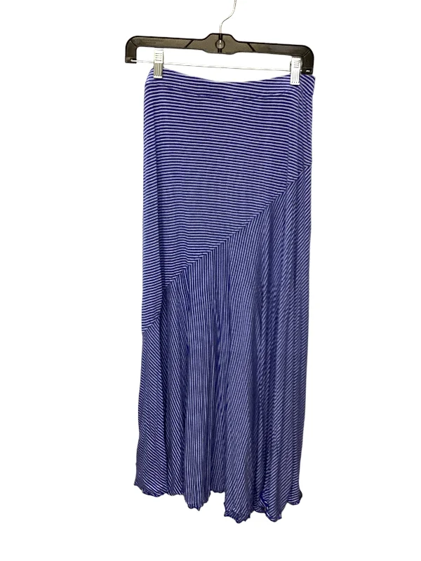 High-waisted skirts with button front detail -Skirt Maxi By Chicos In Blue, Size: 1