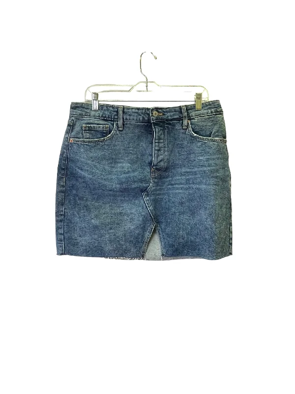 Denim Skirts for Christmas Celebrations -Blue Denim Skirt Mini & Short By Old Navy, Size: 12