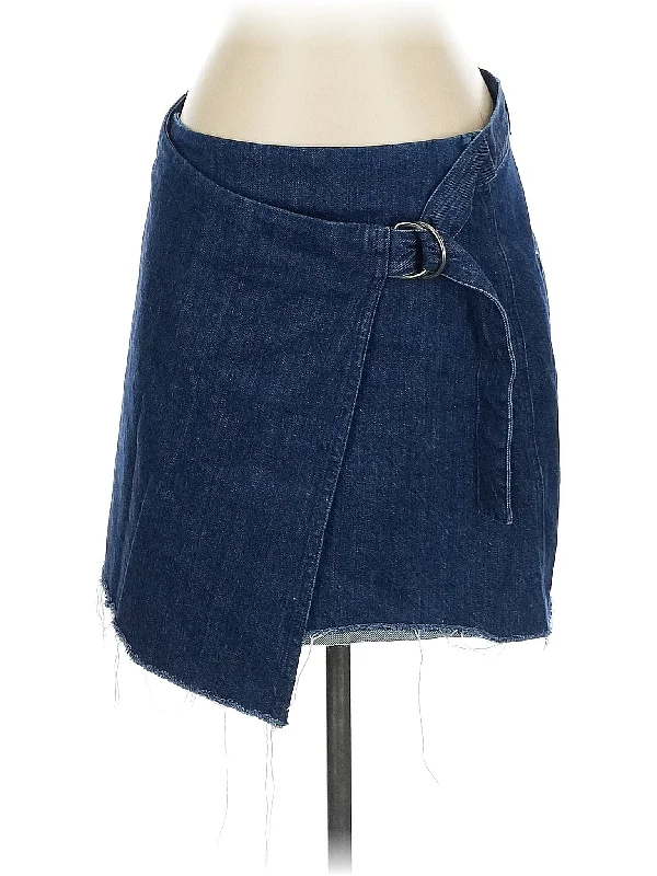 Plus Size Denim Skirts for Curvy -Denim Skirt